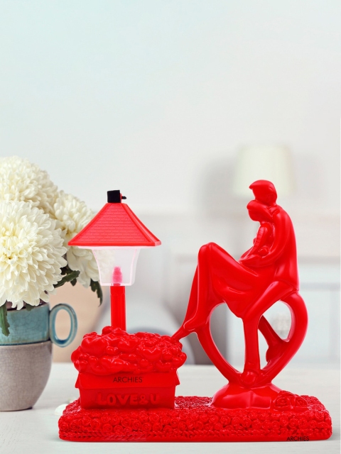 

Archies Red Premium Romantic Lovers Statue Showpiece