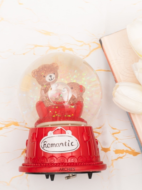 

Archies Red Premium Romantic Teddy Bear Lovers Statue Showpiece