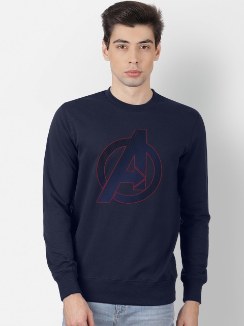 

Free Authority Men Navy Blue Avengers Printed Sweatshirt