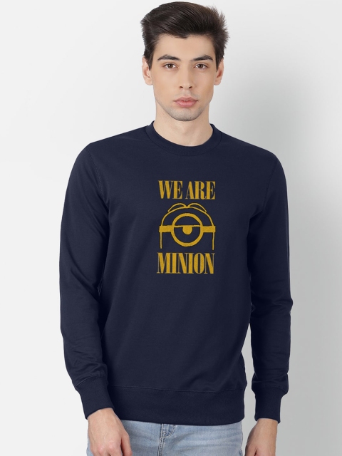 

Free Authority Men Navy Blue Minions Printed Sweatshirt