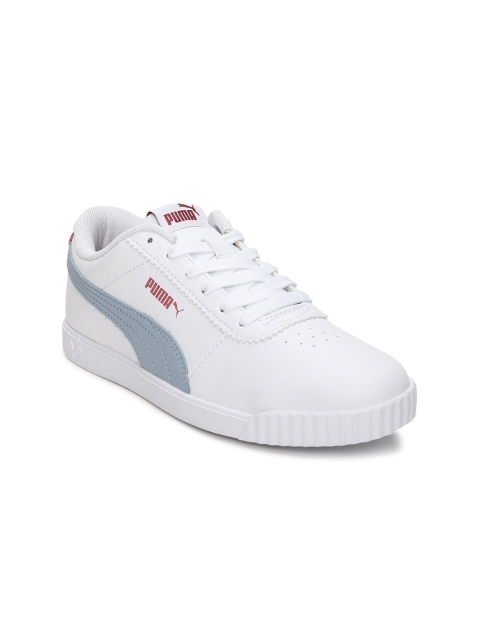 

Puma Women White & Blue Colourblocked SoftFoam Casual Shoes