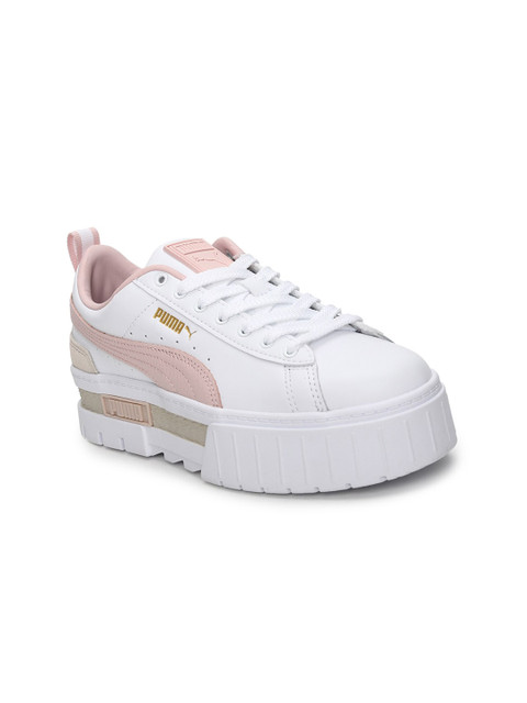 

Puma Women White Colourblocked Sneakers