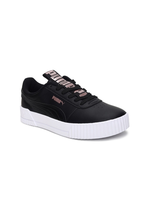 

Puma Women Black & Rose-Gold Carina Bold Metallic