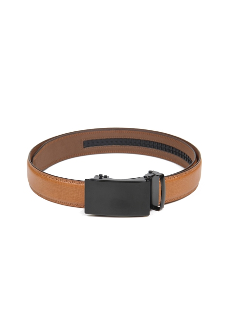 

Calvadoss Men Tan Textured PU Formal Belt