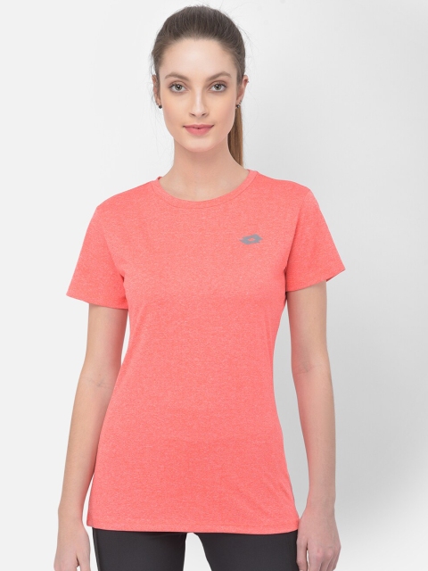 

Lotto Women Pink Applique T-shirt