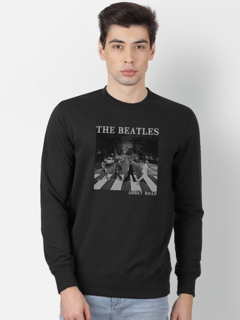 

Free Authority Men Black The Beatles Printed Sweatshirt