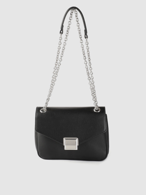 

ALDO Black Solid Shoulder Bag