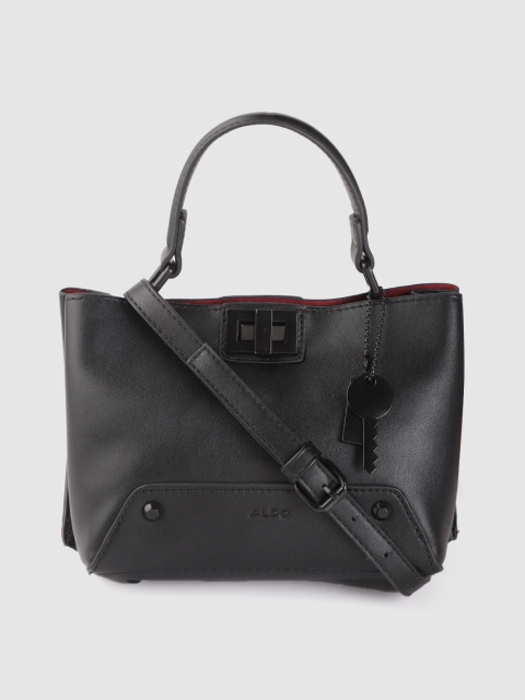 

ALDO Black Structured Handheld Bag