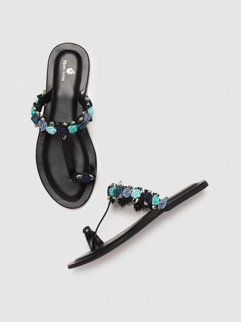 

Marc Loire Women Black Ethnic One Toe Flats