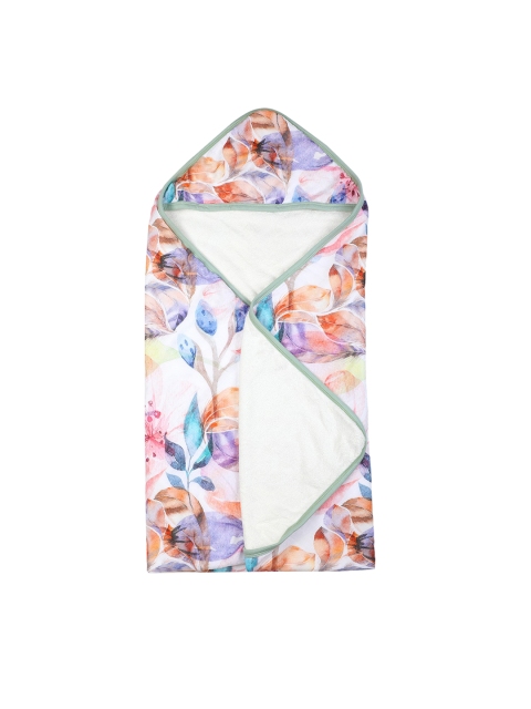 

Softsens Multi-Coloured GSM 120 Color Story Super Soft Muslin Hooded Towel