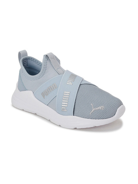 

Puma Unisex Kids Slip-On Running Shoes, Blue