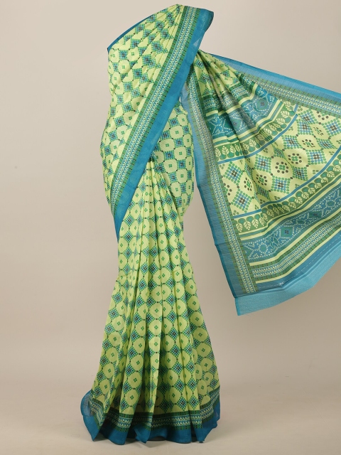 

Pothys Green & Blue Saree