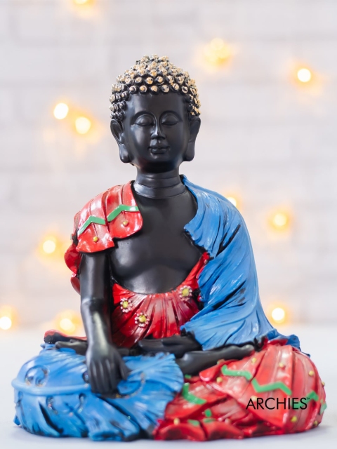 

Archies Red & Blue Buddha Idol Showpiece