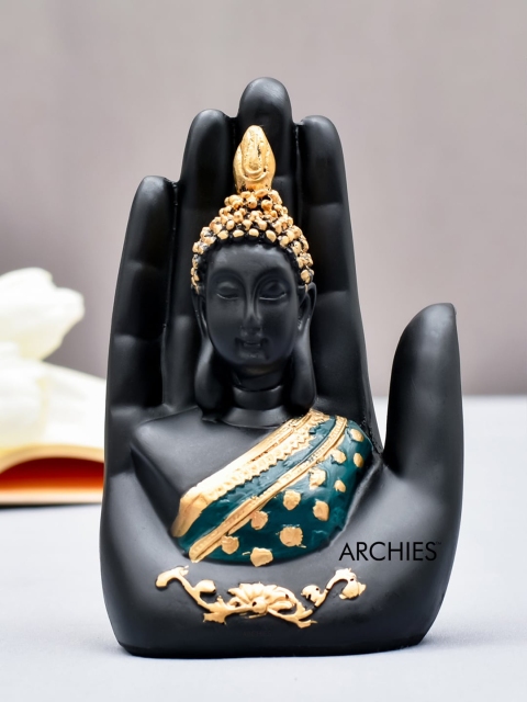 

Archies Black & Green Nirvana Buddha Idol Showpiece