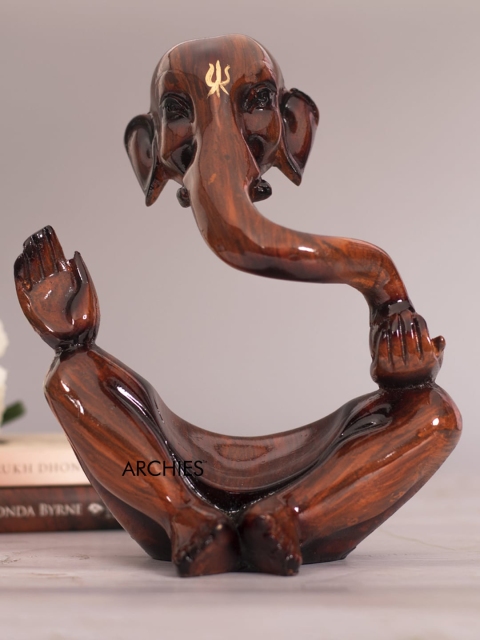 

Archies Brown Ganesha Idol Showpiece