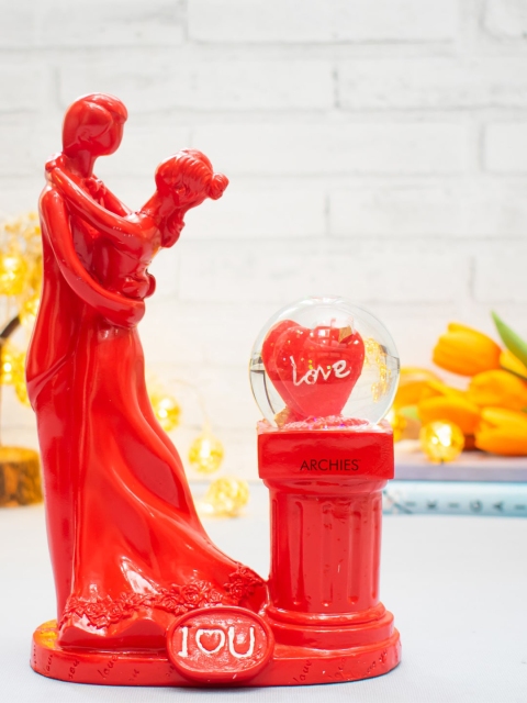 

Archies Red Premium Romantic Lovers Statue Showpiece