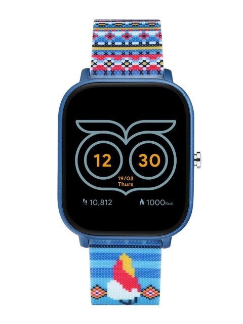 

Chumbak Women Blue Pixel Art Squad Smartwatch 8907605107887