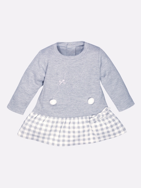 

BABY GO Grey A-Line Dress