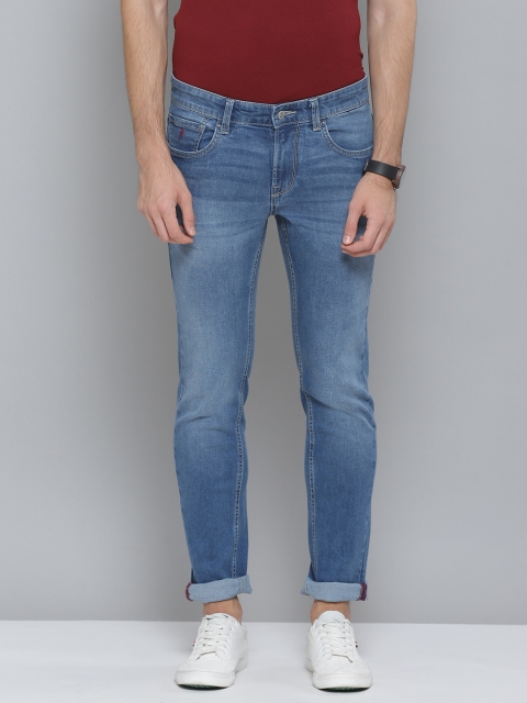 

Indian Terrain Men Blue Slim Fit Light Fade Stretchable Jeans