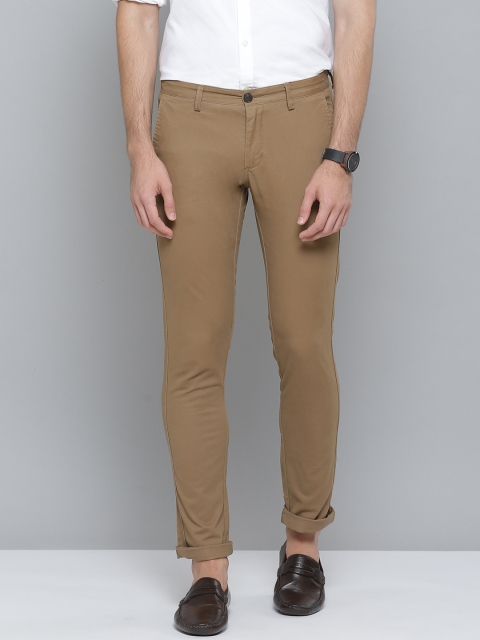 

Indian Terrain Men Beige Solid Slim Fit Chinos