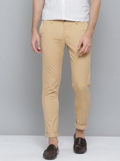 

Indian Terrain Men Beige Brooklyn Slim Fit Chinos Trousers