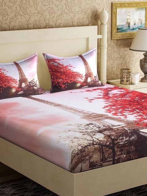 

Varde Multicoloured 140 TC King Bedsheet with 2 Pillow Covers, Multi