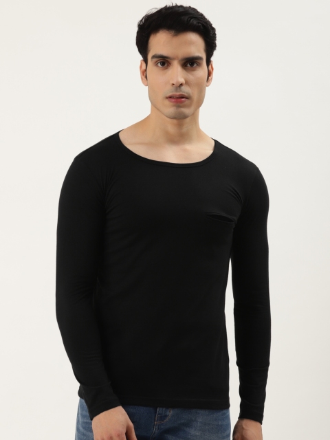 

GESPO Men Black T-shirt