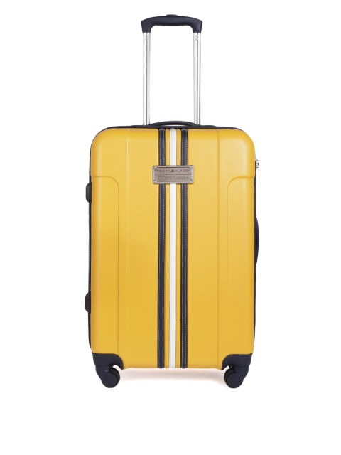 

Tommy Hilfiger Unisex Yellow Hard Luggage Trolley Bag