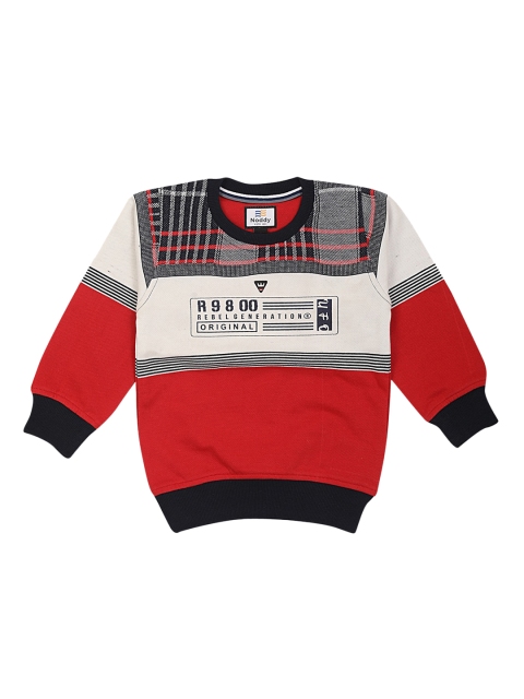 

Noddy Boys Red Printed Sweatshirt