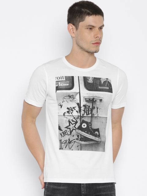 

Converse Men White Printed T-shirt