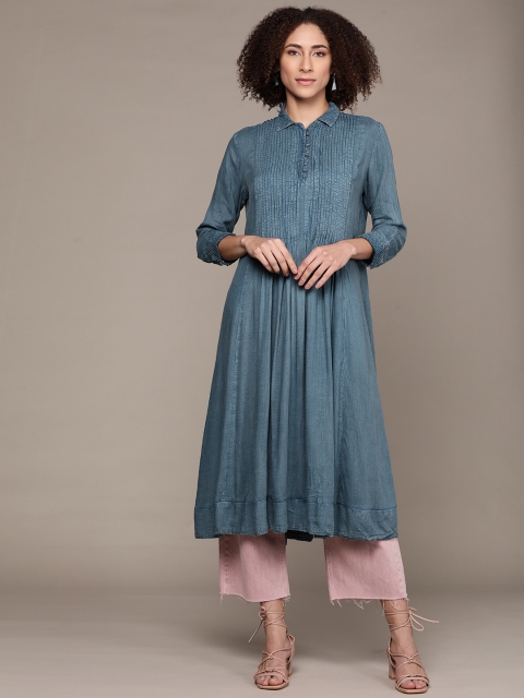 

Ritu Kumar Women Blue Kurta