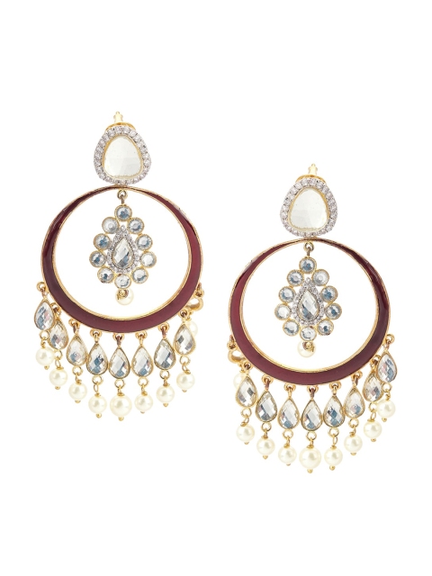 

Biba Women Red Contemporary Drop Earrings