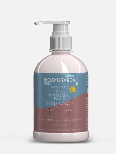 

BIOAYURVEDA Baby Care Sun Protective Face & Body Lotion- 500g, Blue
