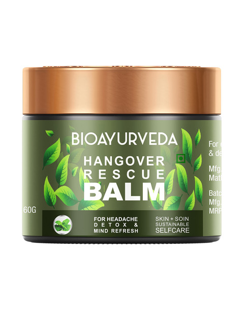 

BIOAYURVEDA Hangover Rescue Balm - 60 g, Green