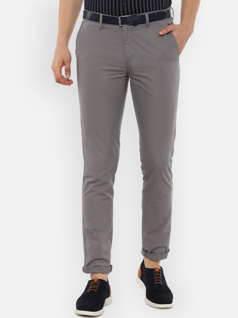 

Van Heusen Sport Men Grey Pure Cotton Slim Fit Chinos Trousers
