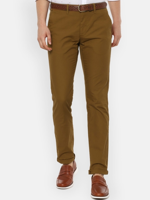 

Van Heusen Sport Men Brown Slim Fit Pure Cotton Trousers