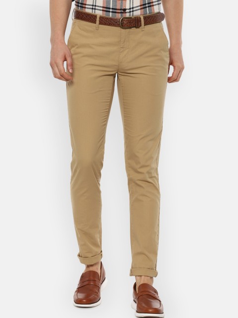 

Van Heusen Sport Men Khaki Slim Fit Pure Cotton Trousers