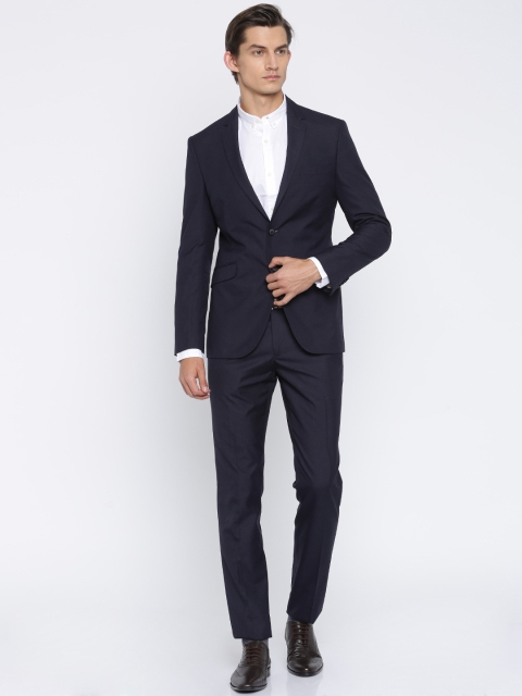 

Raymond Navy Contemporary Fit Single-Breasted Two-Piece Suit, Navy blue