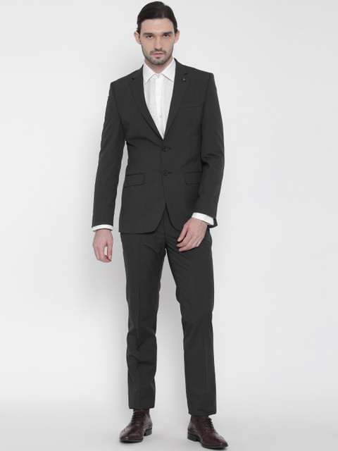 

Raymond Charcoal Grey Single-Breasted Contemporary Fit Formal Suit