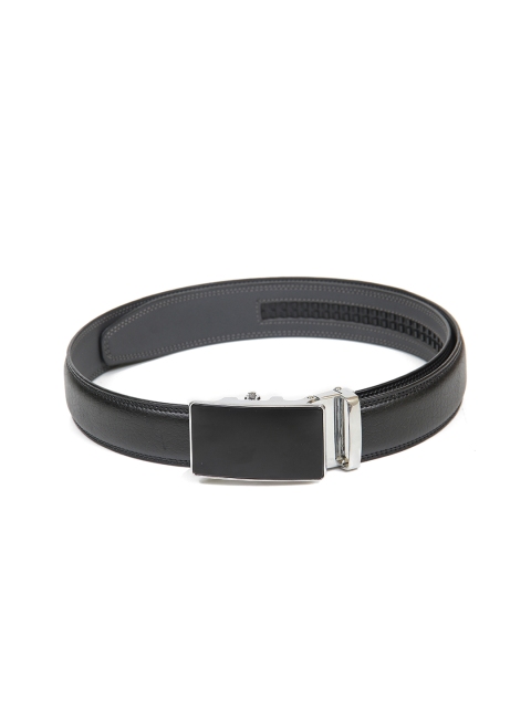 

Calvadoss Men Black Textured Belt
