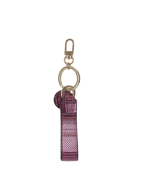 

Da Milano Maroon Textured Key Chain