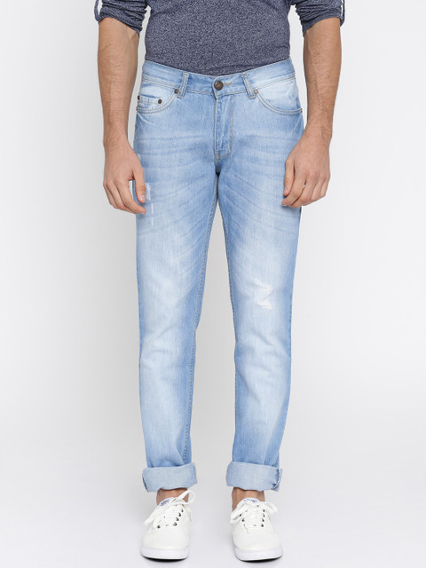 

American Crew Men Blue Washed Jeans