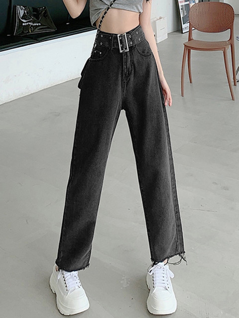 

URBANIC Women Black Regular Fit Jeans
