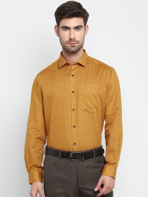 

Turtle Men Blue Opaque Printed Formal Shirt