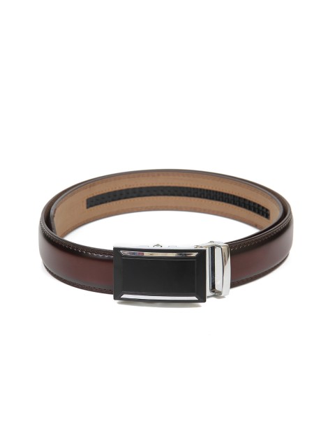 

Calvadoss Men Brown Textured PU Belt