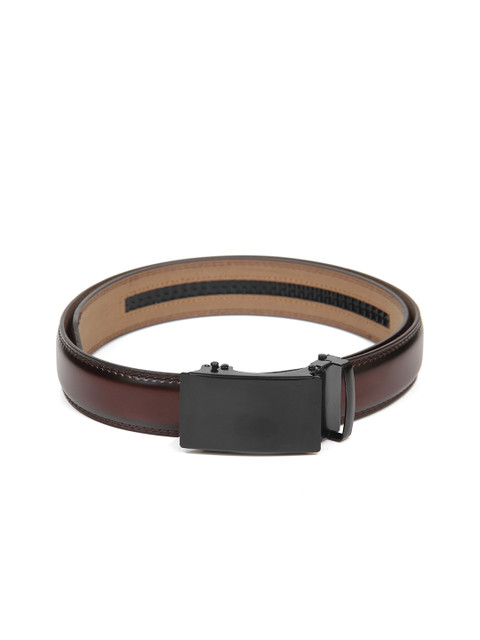 

Calvadoss Men Brown Textured Belt