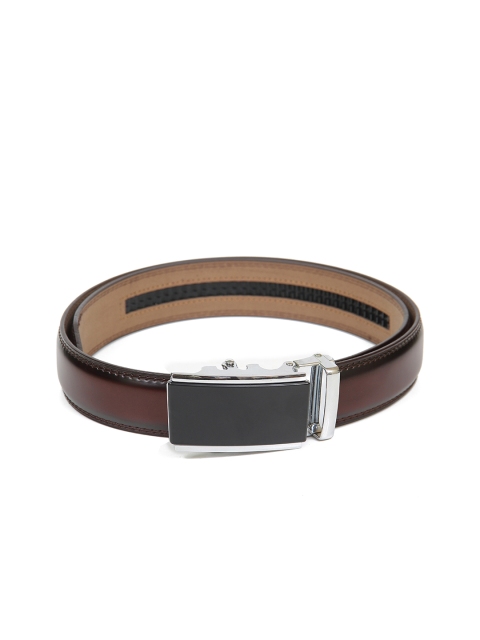 

Calvadoss Men Brown Textured No Holes Belt