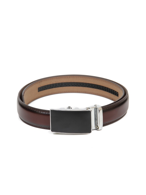 

Calvadoss Men Brown Textured Belt