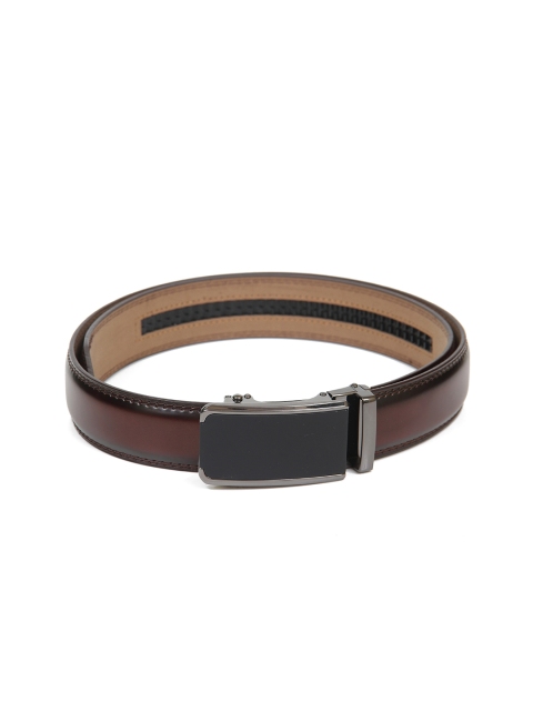 

Calvadoss Men Brown PU No Holes Belt