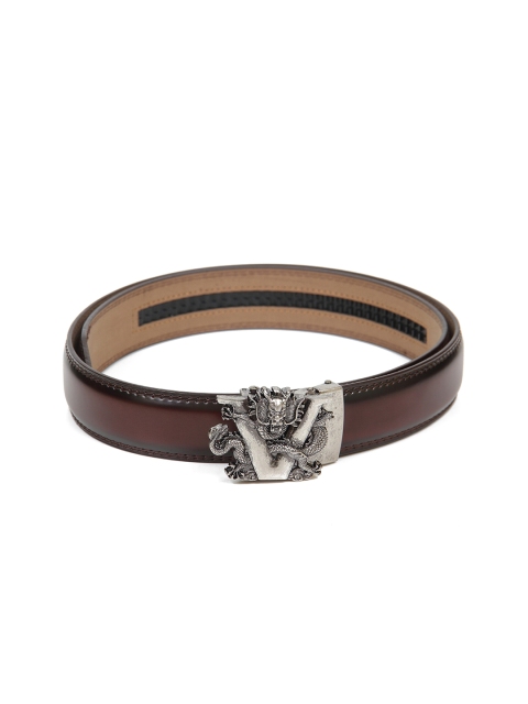 

Calvadoss Men Brown Textured Belt